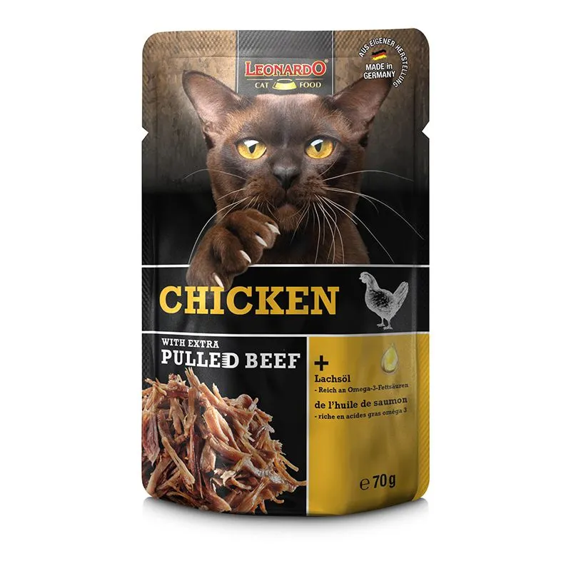 Leonardo CHICKEN With Extra Pulled Beef, 70 g
