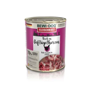 Bewi Dog Rich in Poultry hearts, 800 g