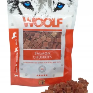 WOOLF Salmon Chunkies, 100 g