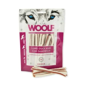 WOOLF Long Duck and Cod Sandwich, 100 g