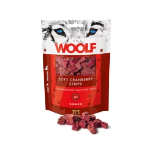 WOOLF Soft Cranberry Strips, 100 g